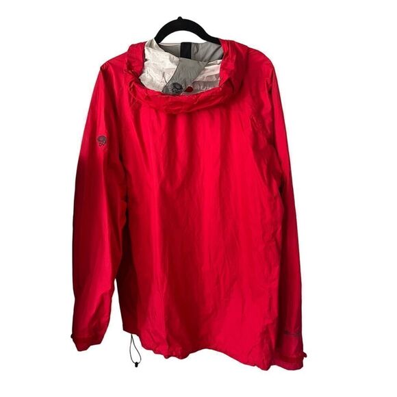 MOUNTAIN HARDWARE MENS RED RAIN JACKET SIZE XL - Picture 5 of 7